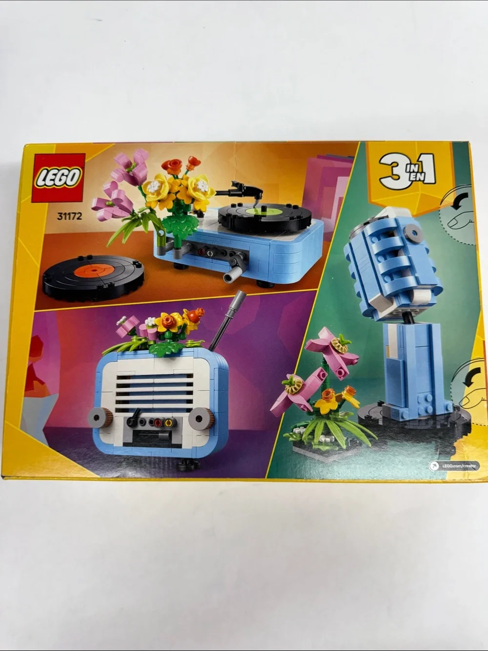 LEGO Creator Record Player with Flowers NEW Sealed Box - Picture 2 of 2